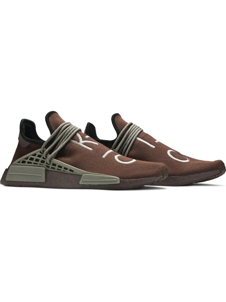Кроссовки Adidas Pharrell x NMD Human Race 'Chocolate' — изображение 8 из 8, коричневый