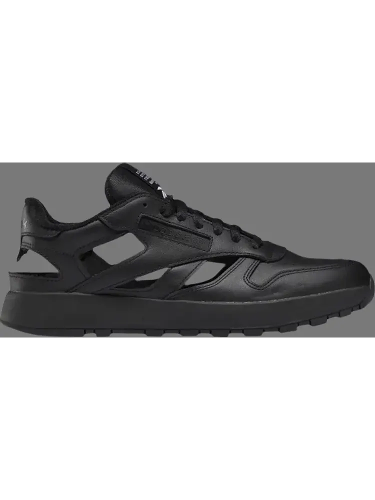Кроссовки maison margiela x classic leather dq 'black' Reebok — изображение 1 из 1, черный