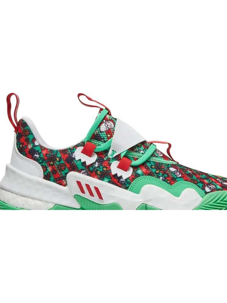 Кроссовки Adidas Trae Young 1 'Christmas' — изображение 2 из 8, зеленый