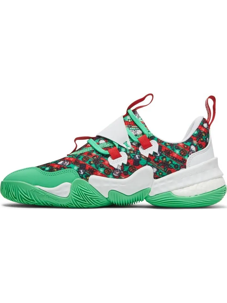 Кроссовки Adidas Trae Young 1 'Christmas' — изображение 3 из 8, зеленый
