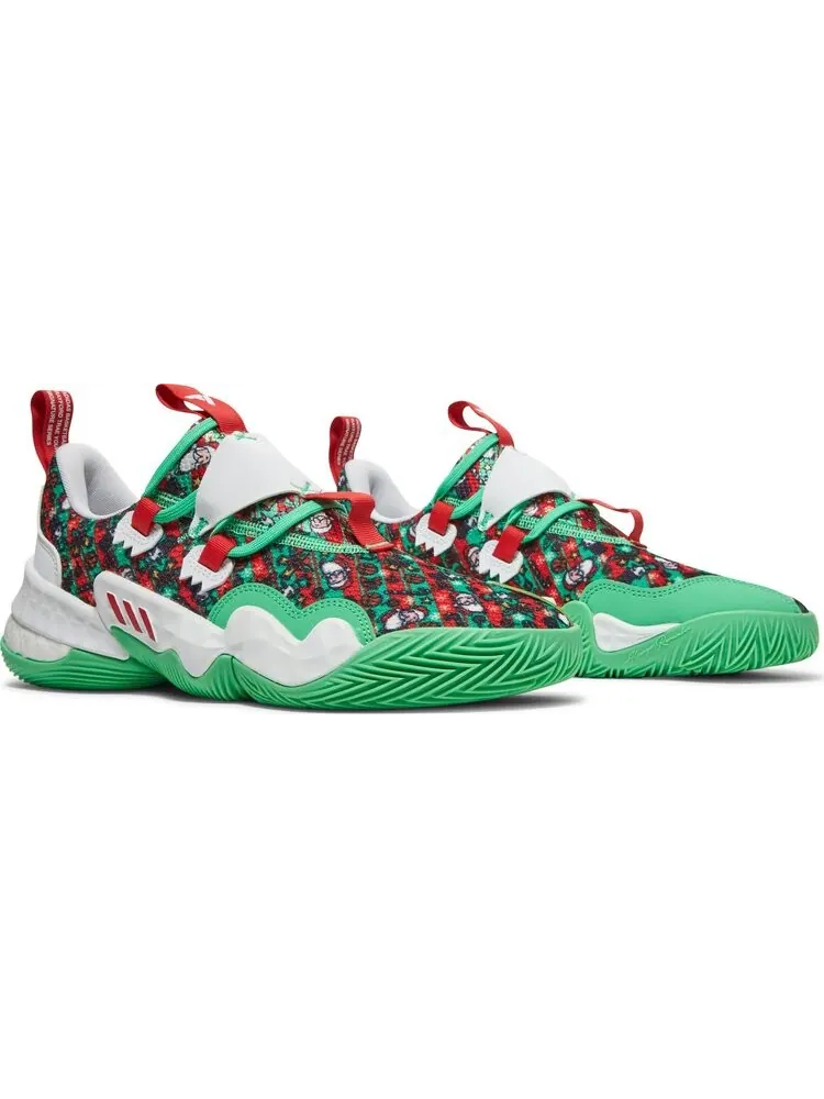 Кроссовки Adidas Trae Young 1 'Christmas' — изображение 8 из 8, зеленый