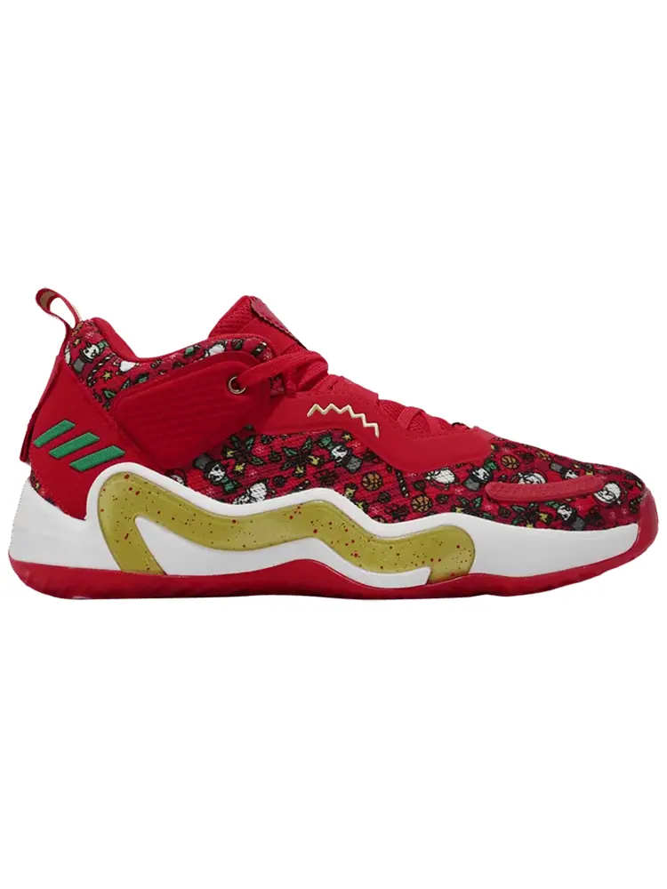Кроссовки adidas D.O.N. Issue #3 GCA 'Christmas' — изображение 1 из 1, красный