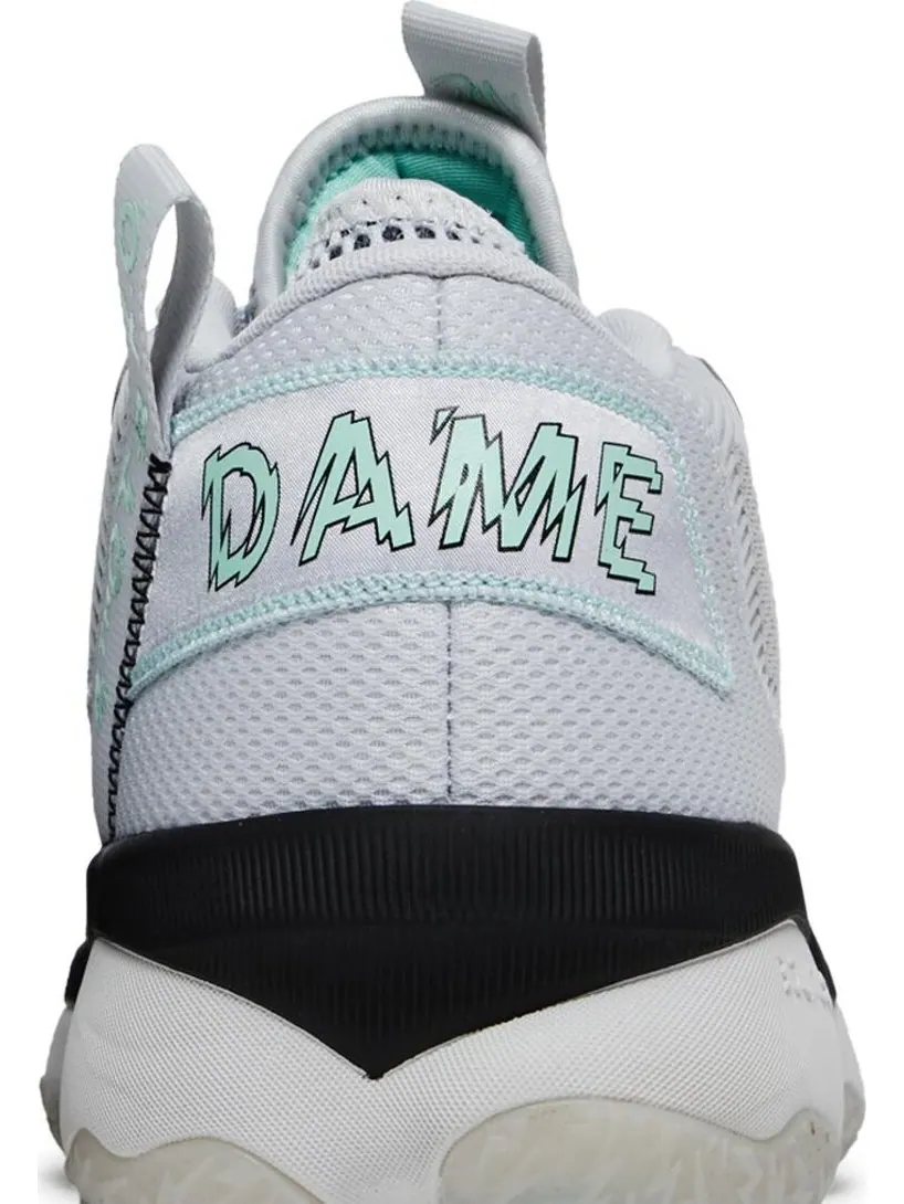 Кроссовки Adidas Dame 8 'Dash Grey' — изображение 7 из 8, серый