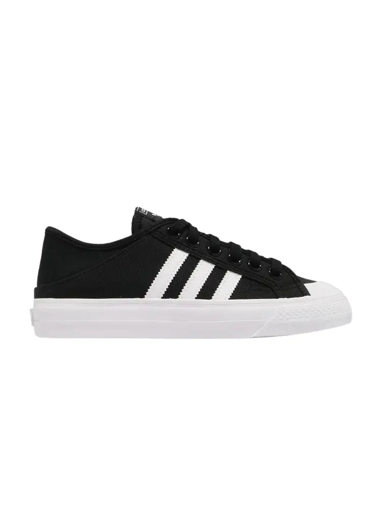 Кроссовки adidas Collapsible Nizza Low 'Black White' — изображение 1 из 1, черный/белый/белый