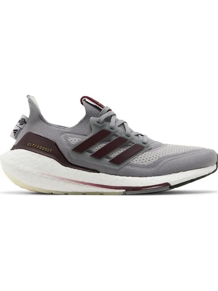 Кроссовки Adidas UltraBoost 21 'NCAA Pack - Texas A&M' — изображение 1 из 8, серый