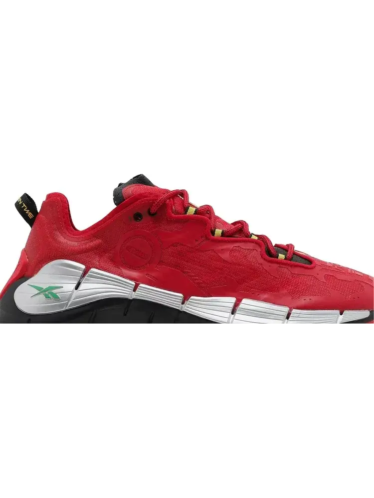Кроссовки power rangers x zig kinetica 2 'dinozord' Reebok — изображение 2 из 8, красный