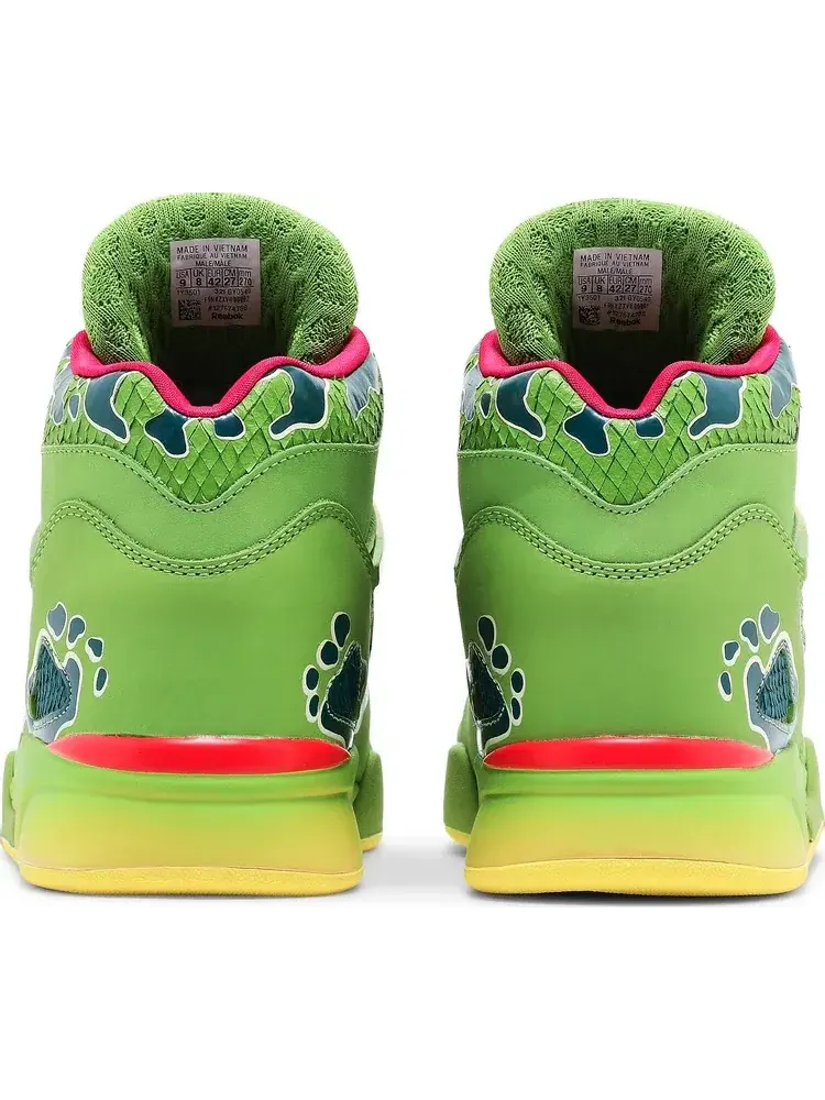 Кроссовки jurassic park x pump omni zone 2 'dilophosaurus' Reebok — изображение 6 из 8, зеленый