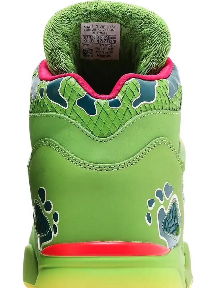 Кроссовки jurassic park x pump omni zone 2 'dilophosaurus' Reebok — изображение 7 из 8, зеленый