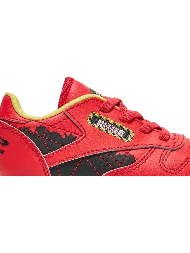 Кроссовки Reebok Jurassic Park X Classic Leather Toddler Ian Malcolm — изображение 2 из 8, красный