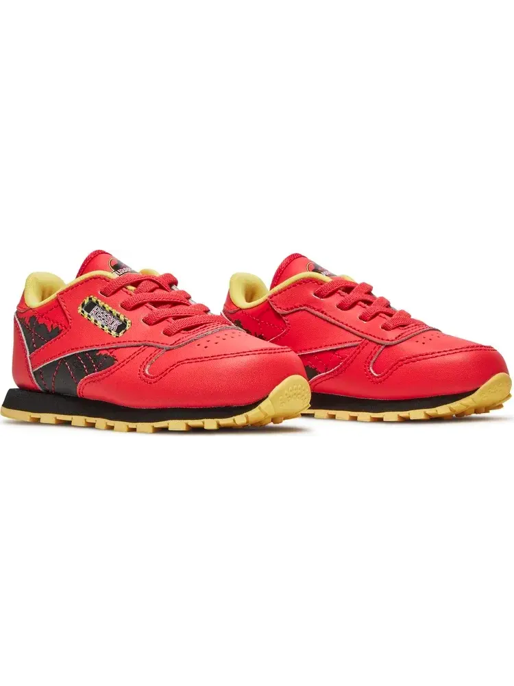 Кроссовки Reebok Jurassic Park X Classic Leather Toddler Ian Malcolm — изображение 8 из 8, красный