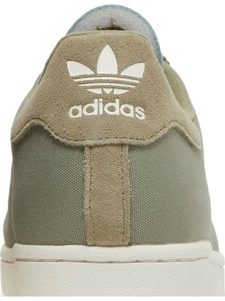 Мужские кроссовки Adidas Superstar — изображение 7 из 8, темно-зеленый/белый