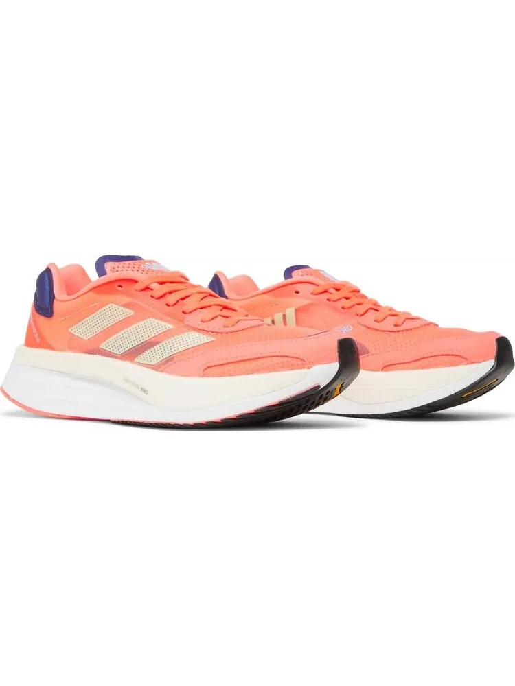 Кроссовки Adidas Wmns Adizero Boston 10 'Turbo Sandy Beige Metallic' — изображение 8 из 8, оранжевый
