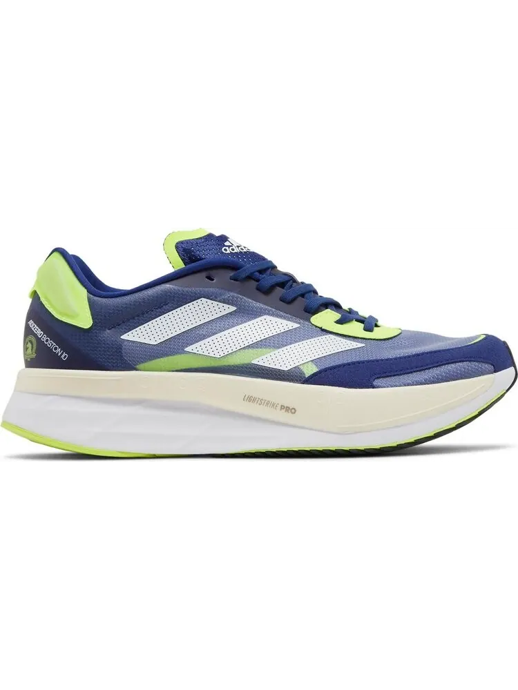 Кроссовки Adidas Adizero Boston 10 'Victory Blue Solar Yellow' — изображение 1 из 8, синий