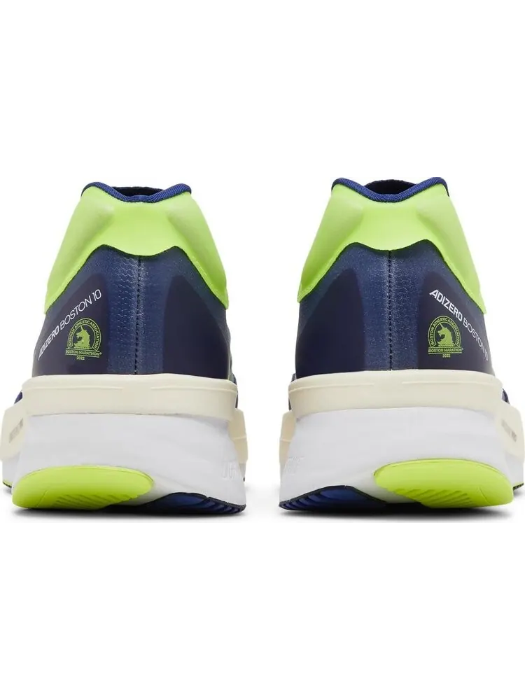 Кроссовки Adidas Adizero Boston 10 'Victory Blue Solar Yellow' — изображение 6 из 8, синий