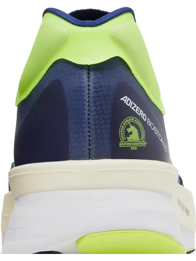 Кроссовки Adidas Adizero Boston 10 'Victory Blue Solar Yellow' — изображение 7 из 8, синий