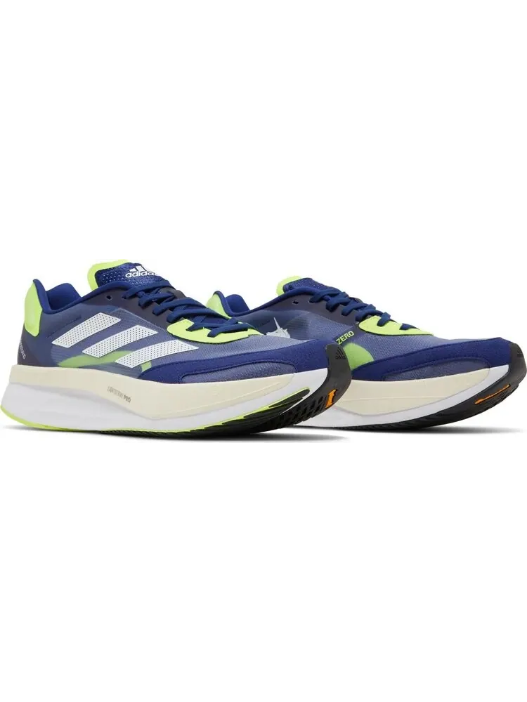 Кроссовки Adidas Adizero Boston 10 'Victory Blue Solar Yellow' — изображение 8 из 8, синий