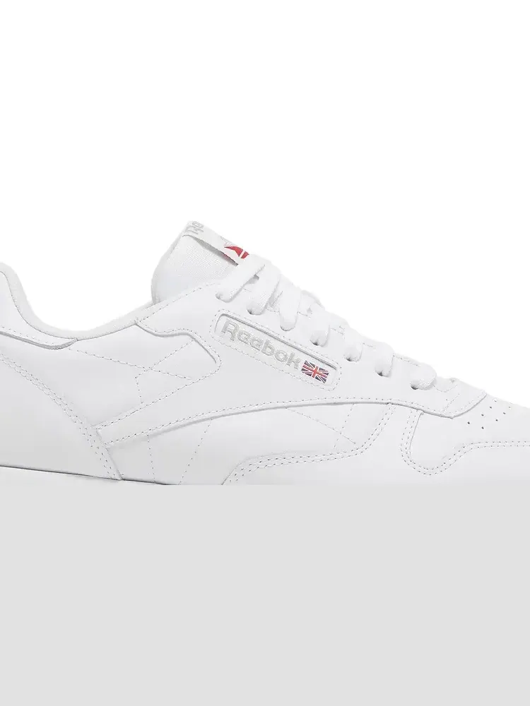 Кроссовки classic leather 'white grey gum' Reebok — изображение 2 из 8, белый