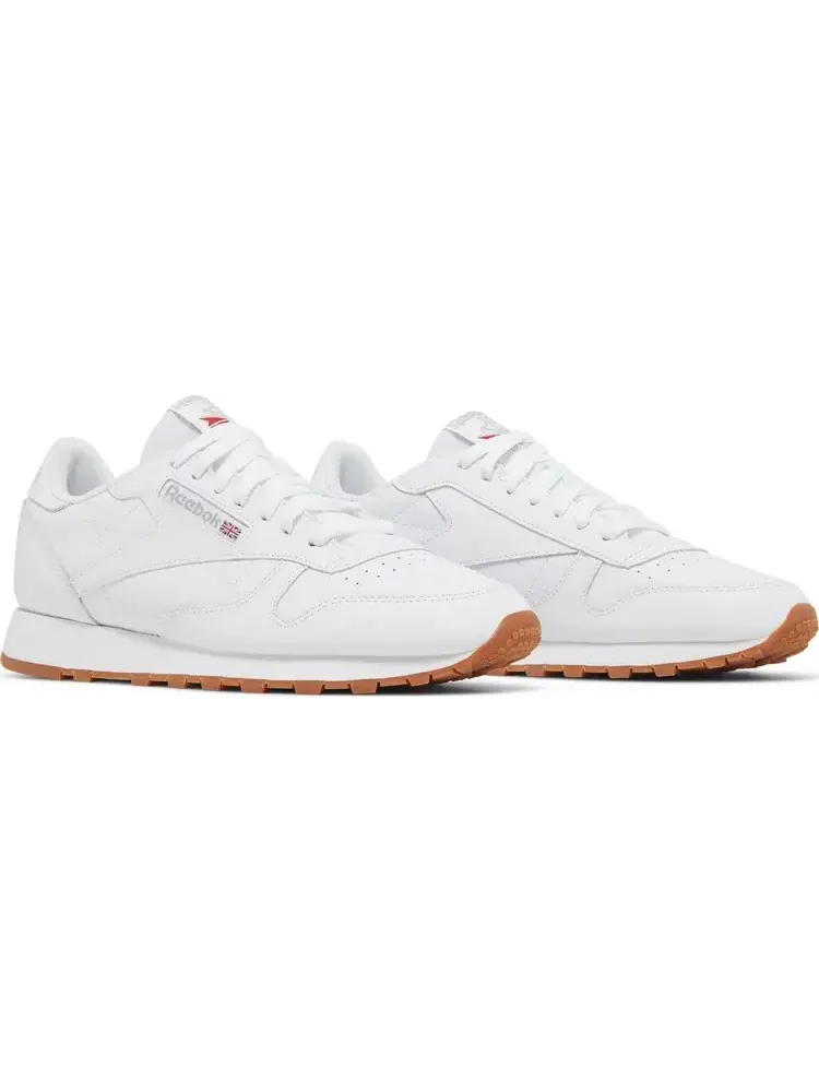 Кроссовки classic leather 'white grey gum' Reebok — изображение 8 из 8, белый