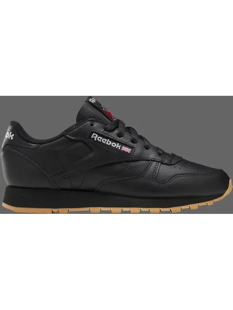 Кроссовки wmns classic leather 'black pure grey gum' Reebok — изображение 1 из 1, черный