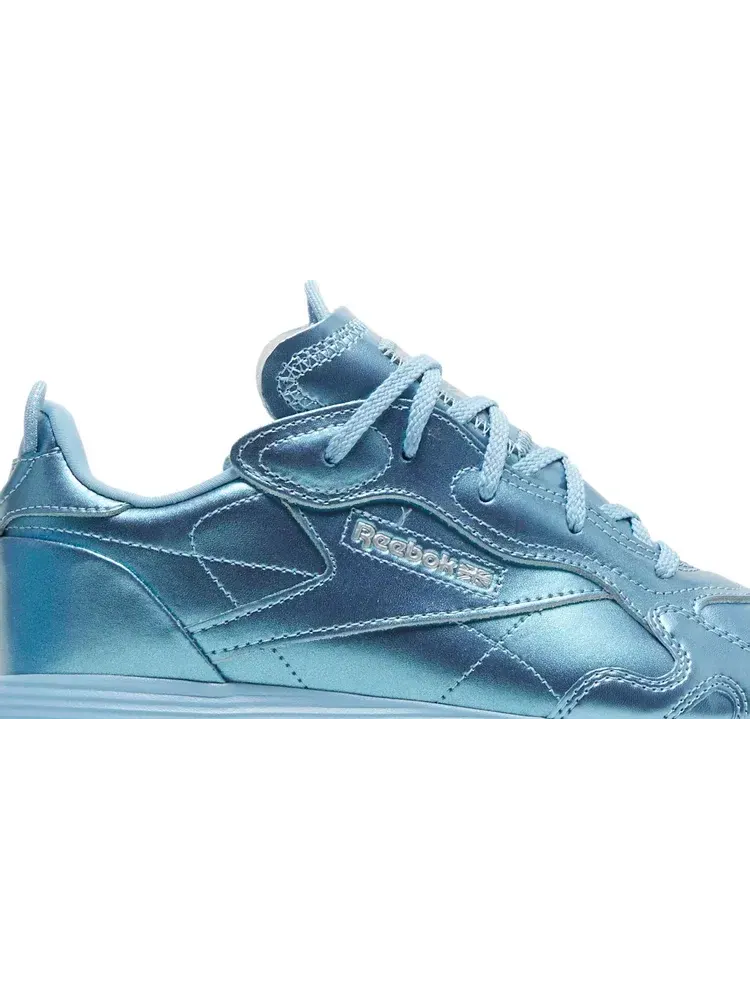 Кроссовки cardi b x wmns classic leather 'fluid blue' Reebok — изображение 2 из 8, синий