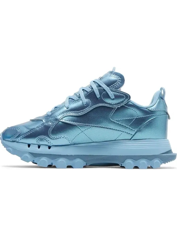 Кроссовки cardi b x wmns classic leather 'fluid blue' Reebok — изображение 3 из 8, синий