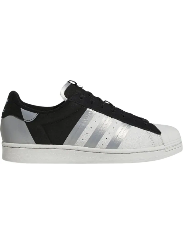 Кроссовки Adidas Superstar 'Black Silver Metallic' — изображение 1 из 1, черный