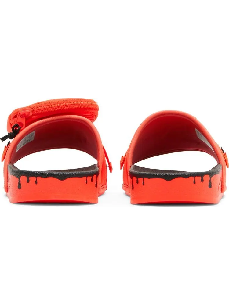Сандалии Adidas Wmns Pouchylette Slides 'Paint Drip - Solar Red' — изображение 6 из 8, красный