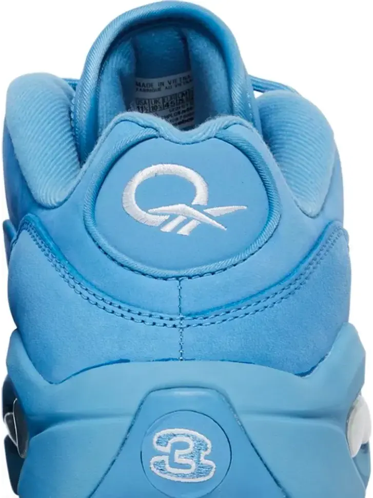 Кроссовки question low 'blueprint' Reebok — изображение 7 из 8, синий