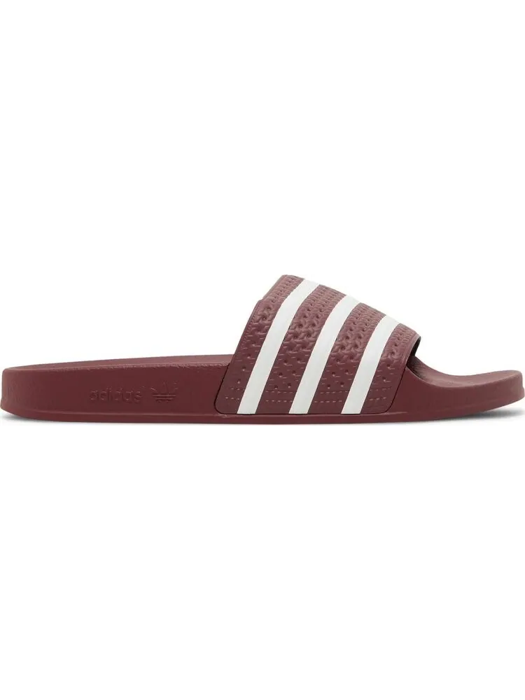 Сандалии Adidas Adilette Slides 'Quiet Crimson' — изображение 1 из 8, красный