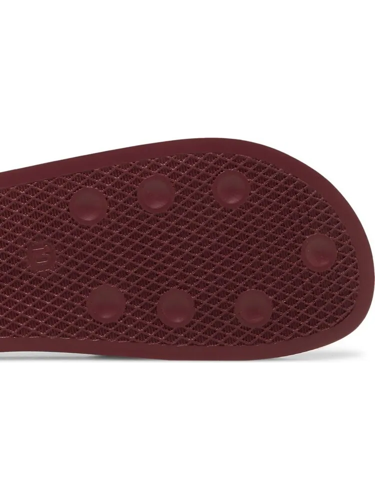 Сандалии Adidas Adilette Slides 'Quiet Crimson' — изображение 5 из 8, красный