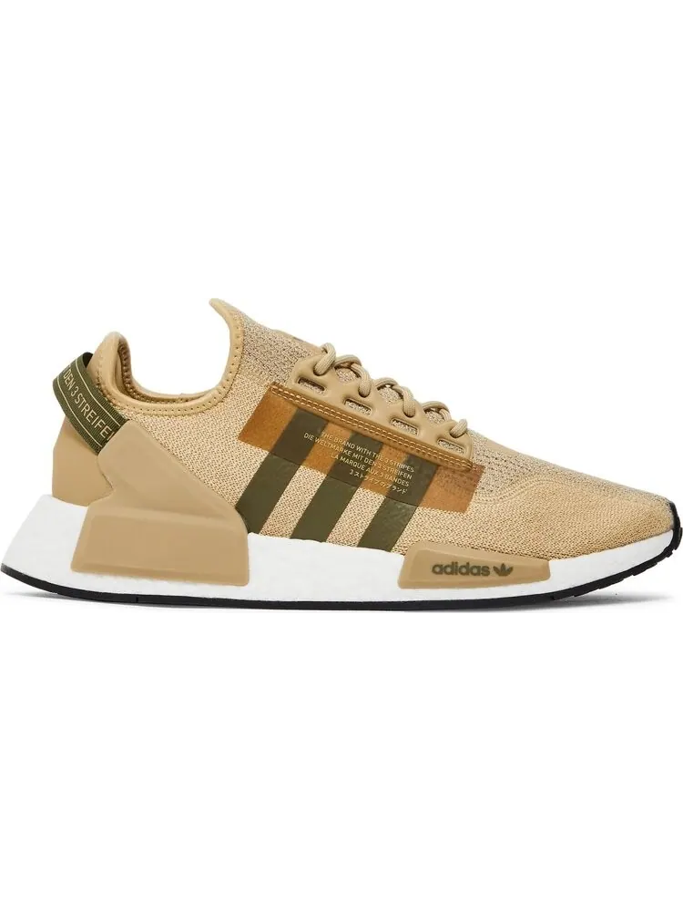 Кроссовки Adidas NMD_R1 V2 'Beige Tone Focus Olive' — изображение 1 из 8, коричневый