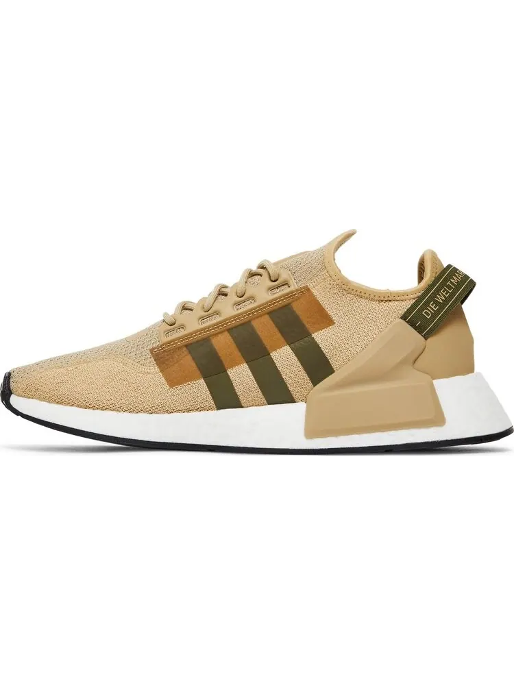Кроссовки Adidas NMD_R1 V2 'Beige Tone Focus Olive' — изображение 3 из 8, коричневый
