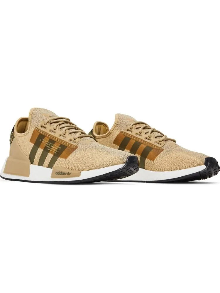 Кроссовки Adidas NMD_R1 V2 'Beige Tone Focus Olive' — изображение 8 из 8, коричневый
