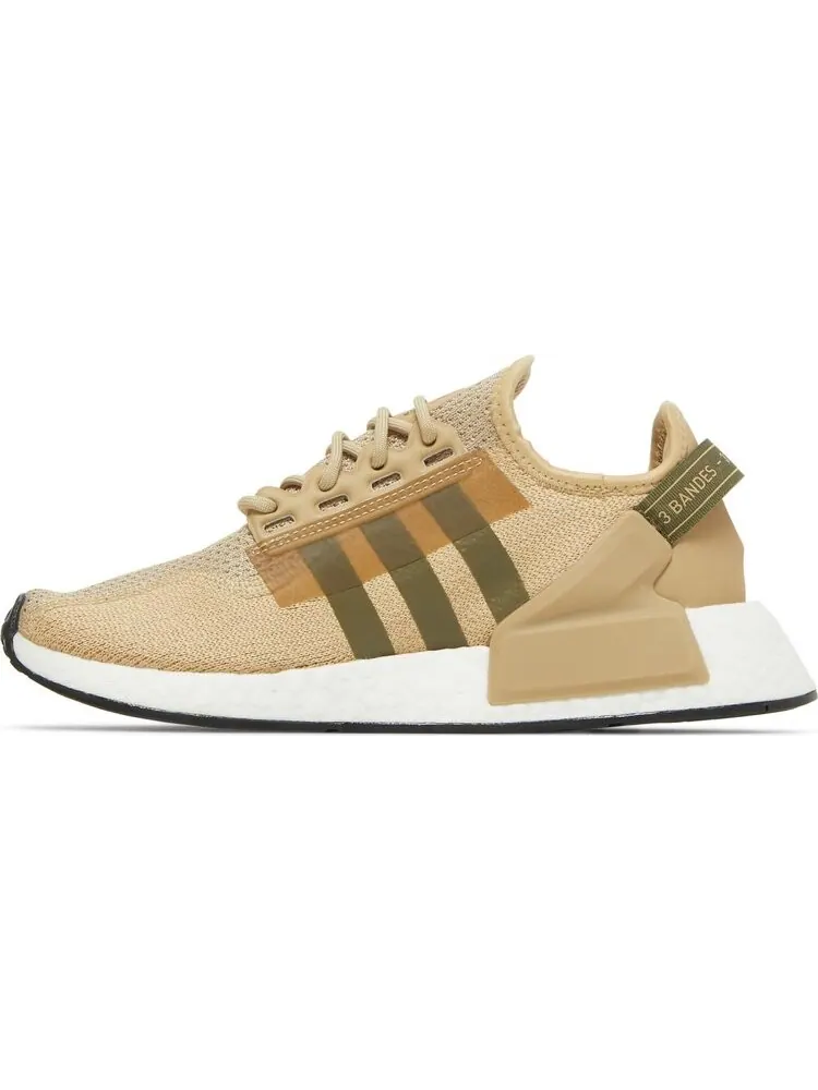 Кроссовки Adidas NMD_R1 V2 J 'Beige Tone Focus Olive' — изображение 3 из 8, коричневый