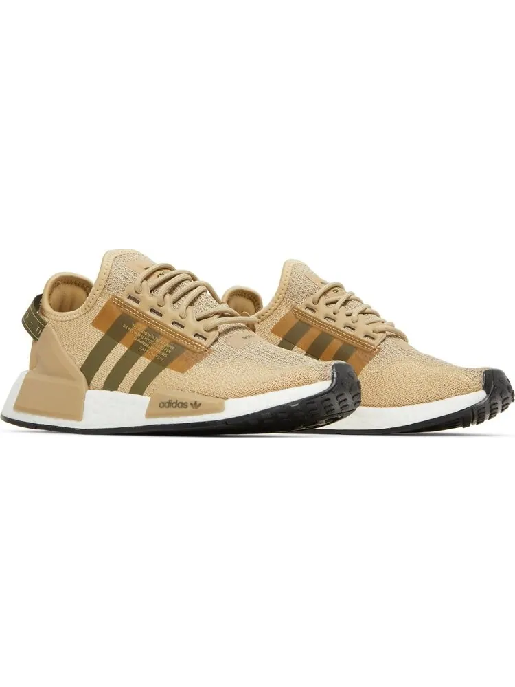 Кроссовки Adidas NMD_R1 V2 J 'Beige Tone Focus Olive' — изображение 8 из 8, коричневый