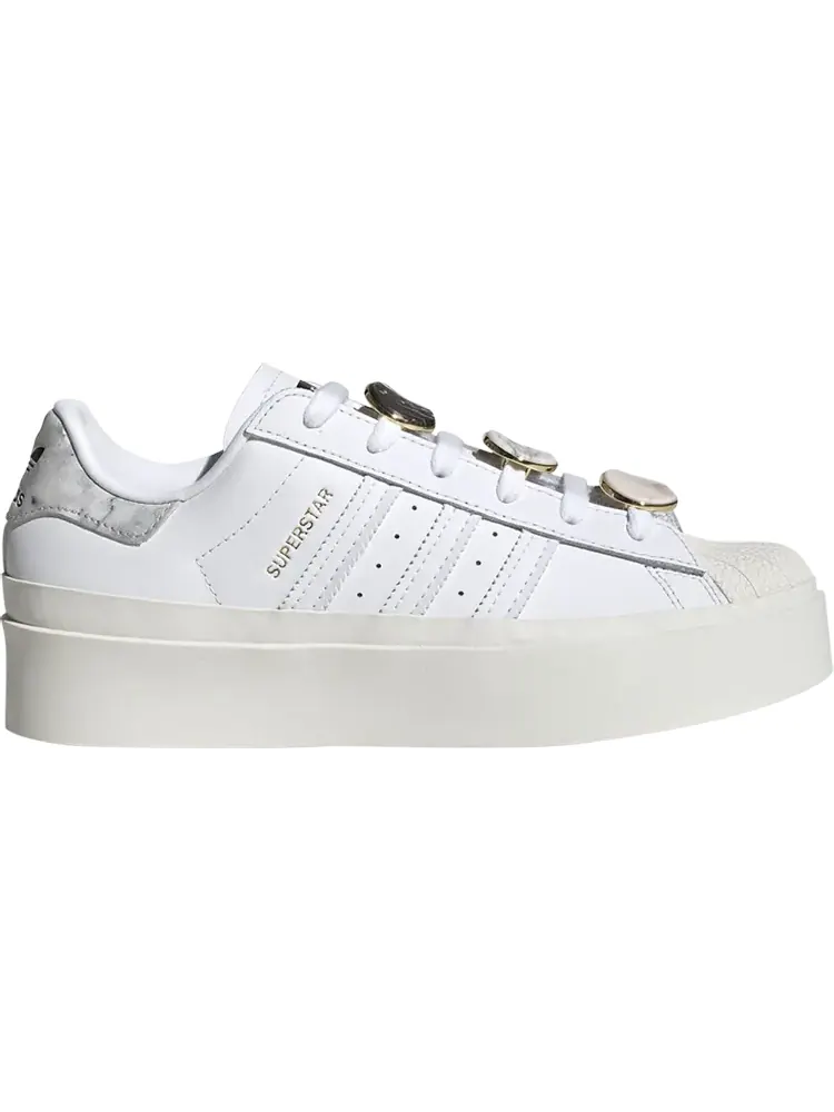 Кроссовки Adidas Wmns Superstar Bonega 'White Gold Metallic' — изображение 1 из 1, бежевый