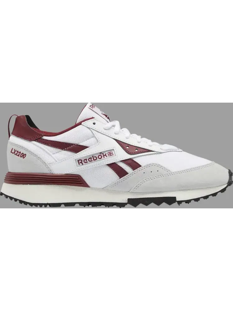 Кроссовки lx 2200 'white classic burgundy' Reebok — изображение 1 из 1, белый