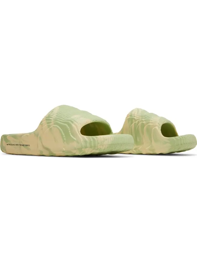 Сандалии Adidas Adilette 22 Slides 'Magic Lime Desert Sand' — изображение 8 из 8, зеленый