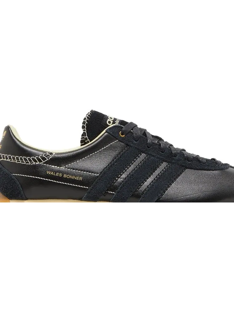 Кроссовки Adidas Wales Bonner x Country 'Black Easy Yellow' — изображение 2 из 8, черный