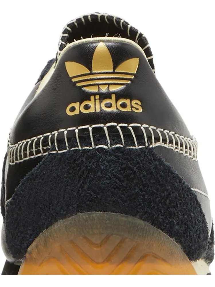Кроссовки Adidas Wales Bonner x Country 'Black Easy Yellow' — изображение 7 из 8, черный