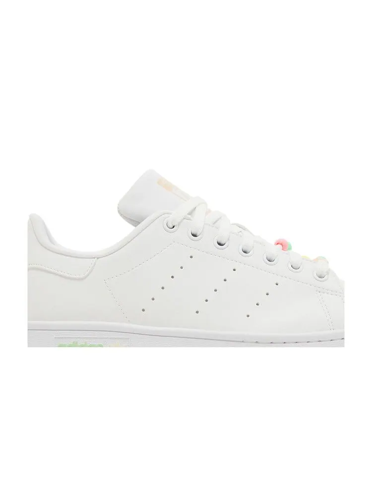Кроссовки adidas Stan Smith J 'White Multi' — изображение 3 из 9, белый/оранжевый/розовый
