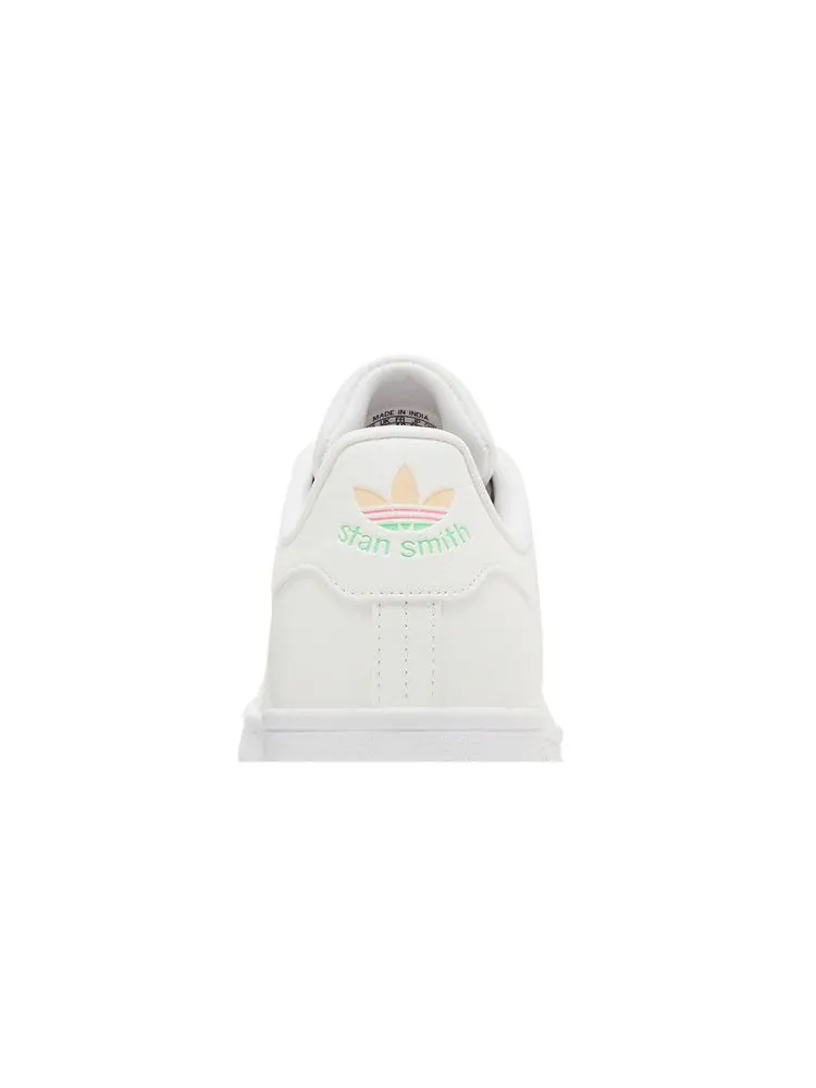 Кроссовки adidas Stan Smith J 'White Multi' — изображение 8 из 9, белый/оранжевый/розовый