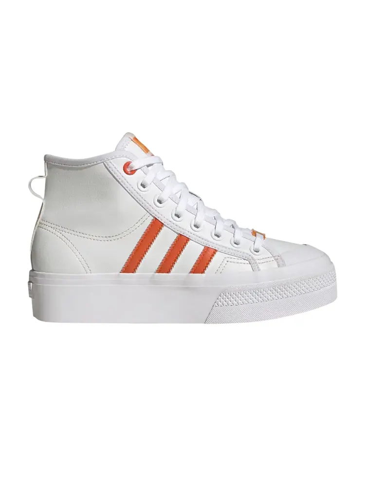 Кроссовки Adidas Wmns Nizza Platform Mid Vegan — изображение 1 из 1, белый