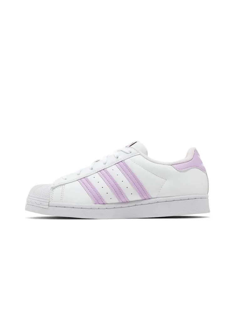 Кроссовки adidas Wmns Superstar Her Vegan 'White Bliss Lilac' — изображение 4 из 9, белый//розовый