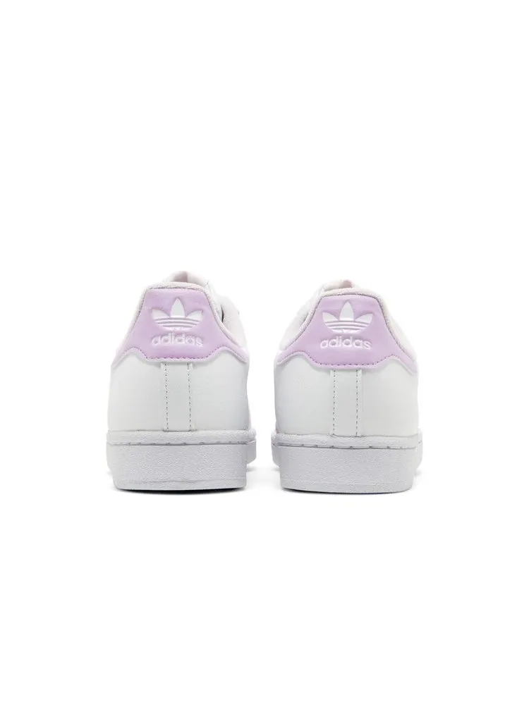 Кроссовки adidas Wmns Superstar Her Vegan 'White Bliss Lilac' — изображение 7 из 9, белый//розовый