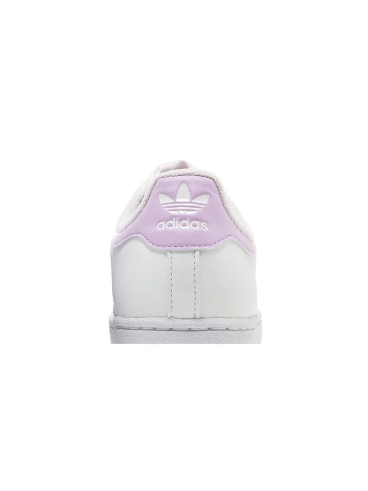 Кроссовки adidas Wmns Superstar Her Vegan 'White Bliss Lilac' — изображение 8 из 9, белый//розовый