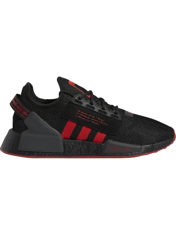 Кроссовки Adidas NMD_R1 V2 'Black Vivid Red' — изображение 1 из 1, черный
