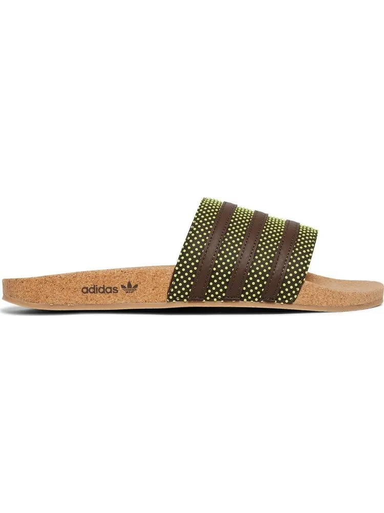 Сандалии Adidas Adilette Slide 'Plant and Grow' — изображение 1 из 8, коричневый