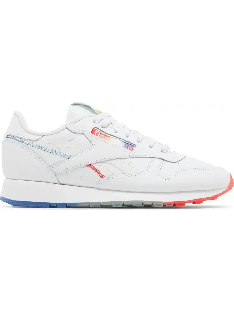 Кроссовки popsicle x classic leather 'firecracker' Reebok — изображение 1 из 8, белый