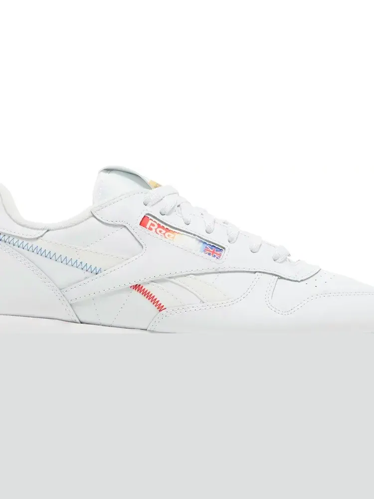 Кроссовки popsicle x classic leather 'firecracker' Reebok — изображение 2 из 8, белый